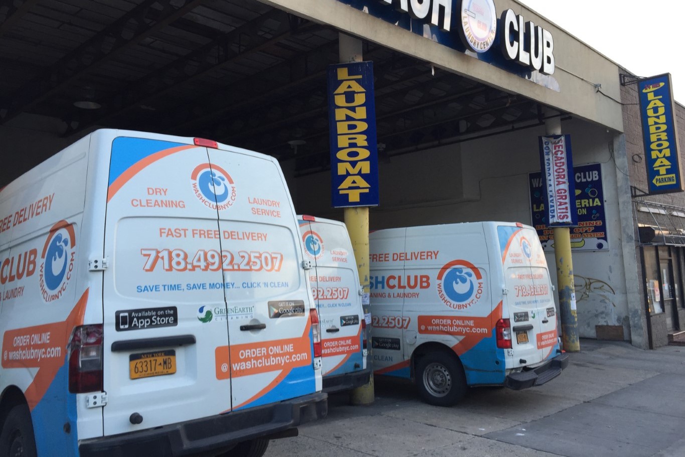 commercial laundry delivery astoria-heights