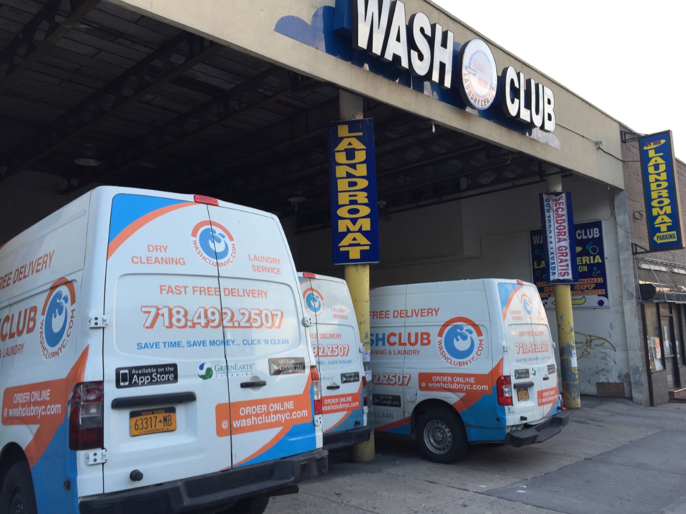 commercial laundry delivery fort-totten